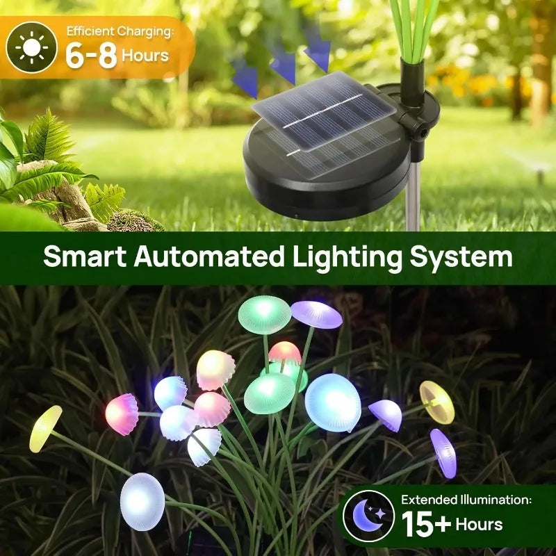 LED Solar Mushroom Garden Lights – Waterproof Pathway Decor