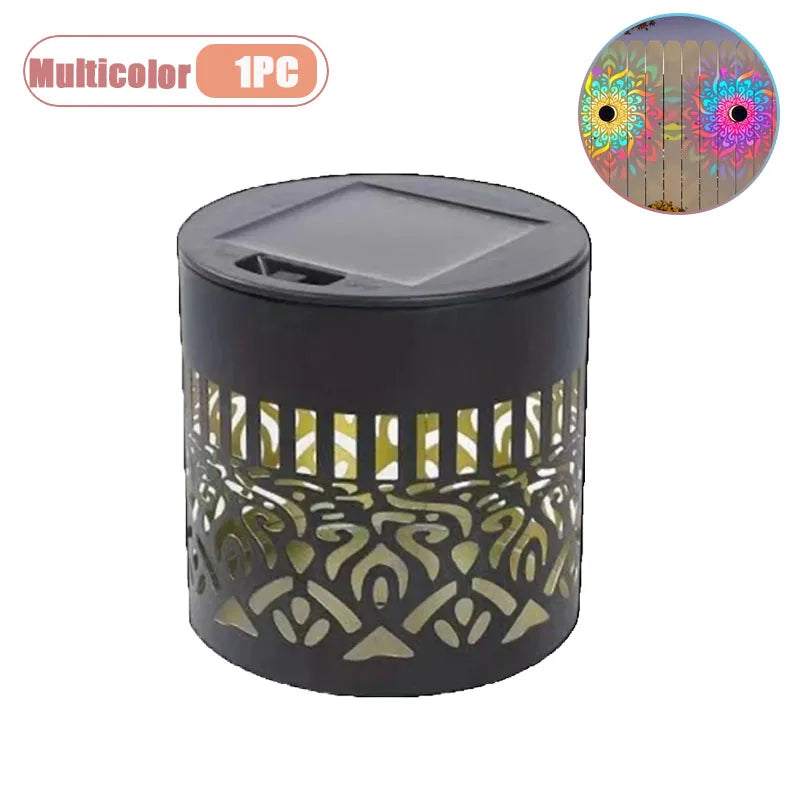 Solar Mandala Wall Light – Waterproof Auto Sensor