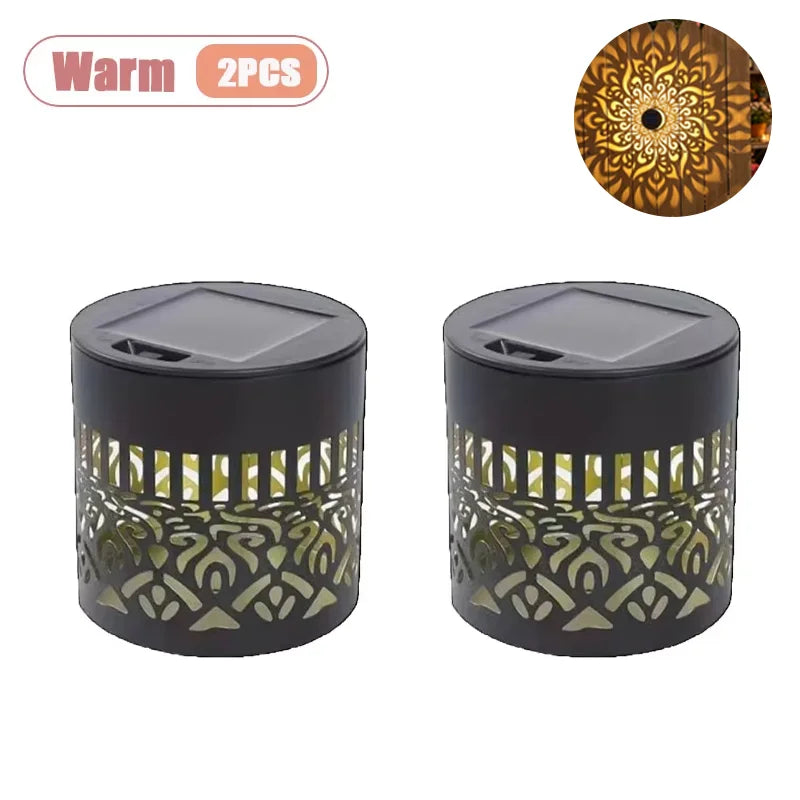 Mandala Solar Garden Light – Auto Sensor, Weatherproof
