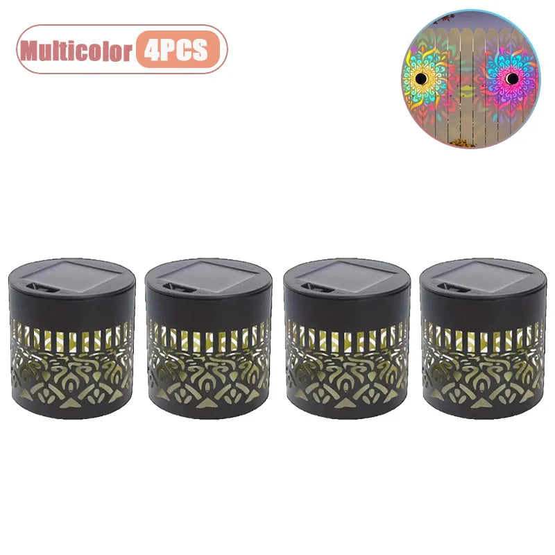 Mandala Solar Garden Light – Auto Sensor, Weatherproof