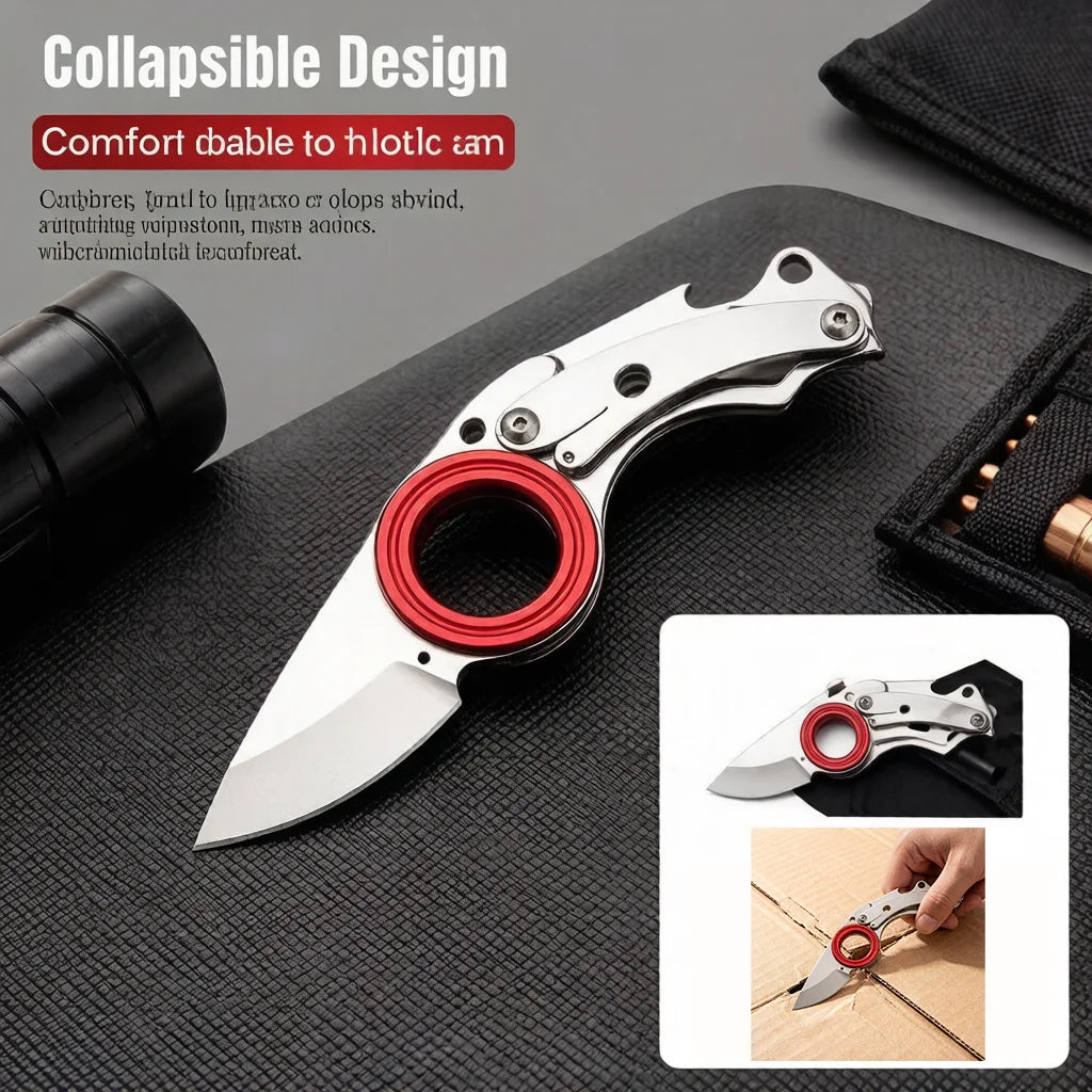 Mini Portable Stainless Steel Outdoor EDC Tool Key Chain Pendant Is the Perfect Tool for Opening Packages and Daily Use