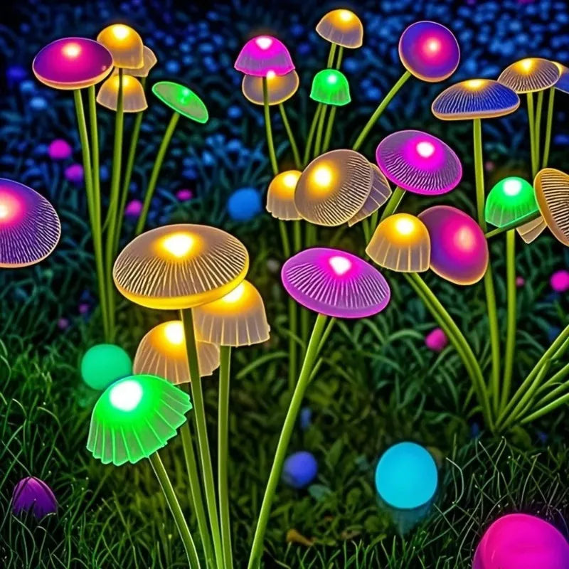 LED Solar Mushroom Garden Lights – Waterproof Pathway Decor