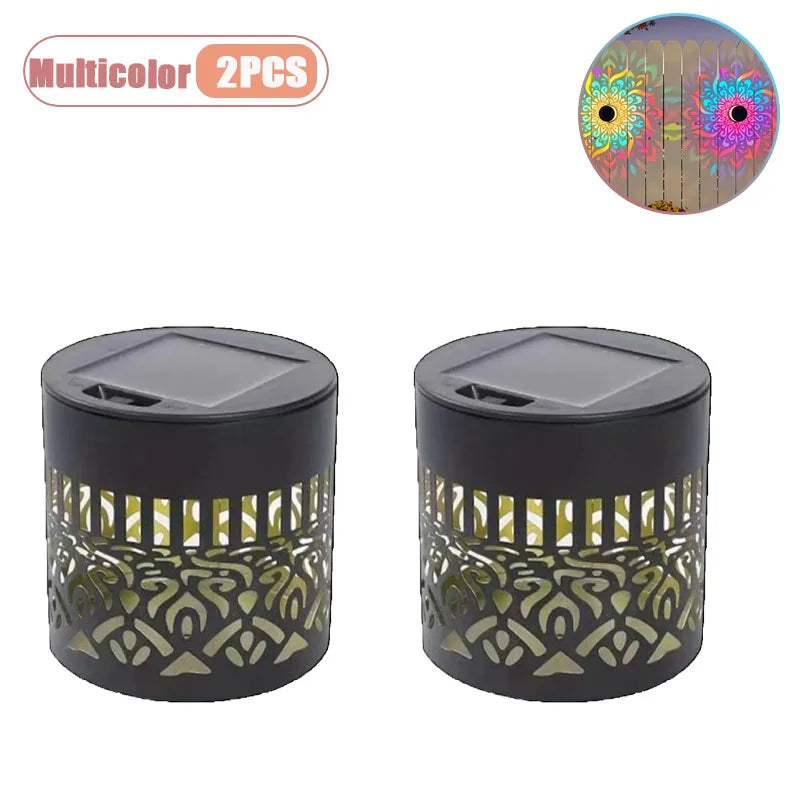 Mandala Solar Garden Light – Auto Sensor, Weatherproof